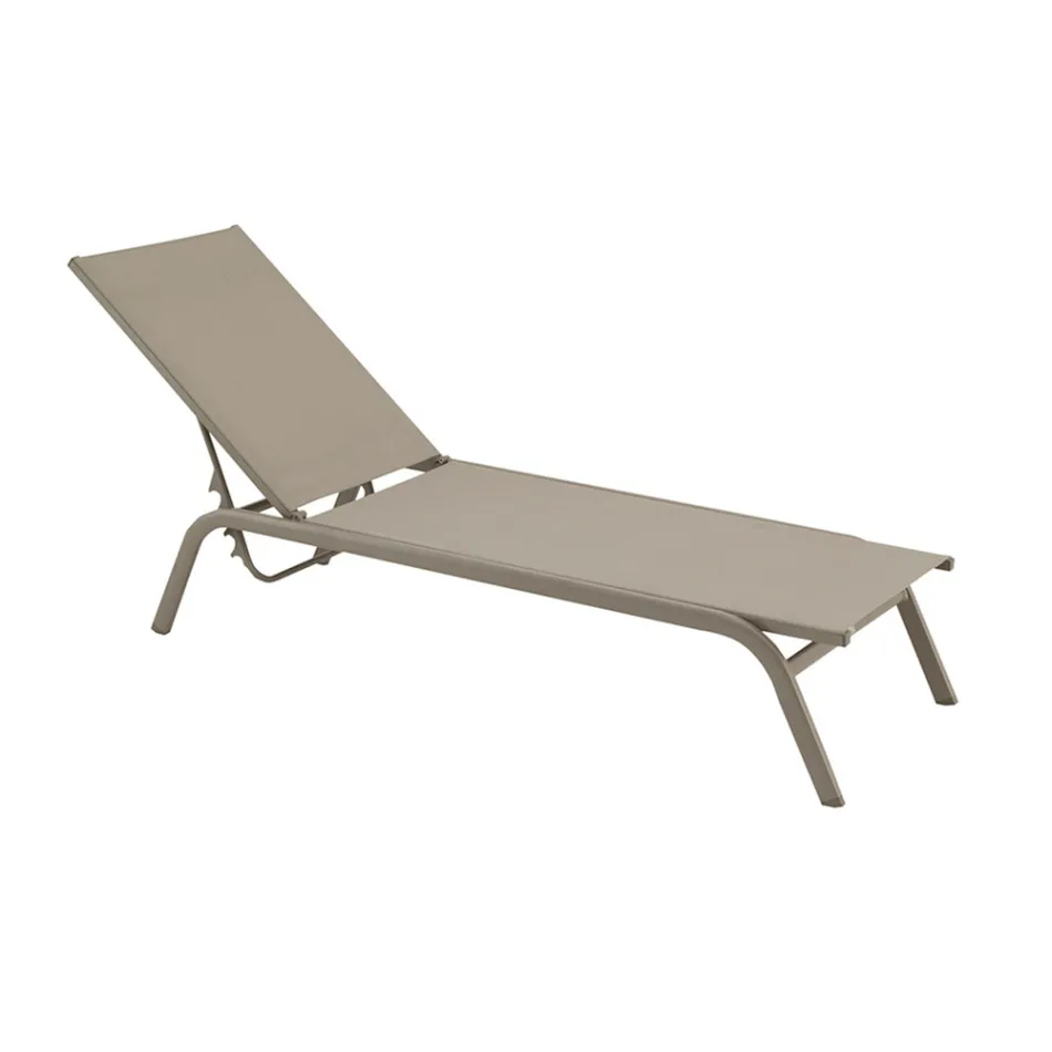 Lettini da Giardino in Alluminio Verniciato e Textilene, 2 Pezzi - Bunny Viadurini