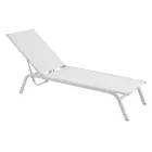 Lettini da Giardino in Alluminio Verniciato e Textilene, 2 Pezzi - Bunny Viadurini