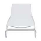 Lettino 194x65 cm da Esterno in Alluminio e Textilene - Solaya Viadurini