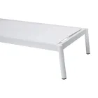 Lettino 205x76 cm da Esterno in Alluminio con Cuscino - Tessara Viadurini