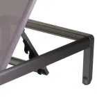 Lettino da Esterno Realizzato in Alluminio Anodizzato e Textilene - Blocco Viadurini