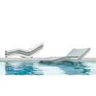 Lettino da Esterno Realizzato in Polietilene di Diversi Colori - Bollo Viadurini