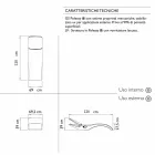 Lettino da Giardino Chaise Longue di Design in Plastica Bianca - Zoe by Mayyour Viadurini