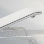 Lettino da Giardino Impilabile in Acciaio Made in Italy 2 Pezzi – Aberdeen Viadurini