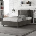 Letto 120x200 cm Testata con Cuscinatura in Microfibra Made in Italy - Olimpiadi