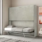 Letto a Castello a Scomparsa Orizzontale Made in Italy - Collaborativo Viadurini