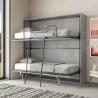 Letto a Castello a Scomparsa Orizzontale Made in Italy - Collaborativo Viadurini