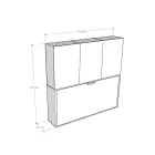 Letto a Scomparsa Singolo in Diverse Composizioni - Collaborativo Viadurini