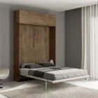 Letto a Una Piazza e Mezza a Scomparsa Verticale con Pensile - Magicompare Viadurini