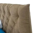 Letto Contenitore Matrimoniale Imbottito Tessuto o Ecopelle Made in Italy – Euro Viadurini