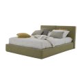 Letto Imbottito Matrimoniale con Box in Tessuto Ecopelle Made in Italy – Deserto