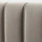 Letto Matrimoniale 160x190 con Trapuntatura a Fasce Larghe Verticali - Magan Viadurini