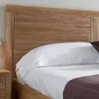 Letto Matrimoniale 160x200 Realizzato in Legno Teak Massello - Affresco Viadurini