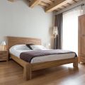 Letto Matrimoniale 160x200 Realizzato in Legno Teak Massello - Affresco