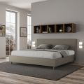 Letto Matrimoniale 180x200 cm con Testata in Similpelle Made in Italy - Pallone