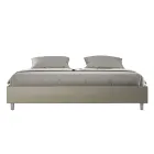 Letto Matrimoniale 180x200 cm Rivestito in Similpelle Made in Italy - Atleta Viadurini