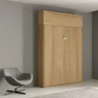 Letto Matrimoniale a Scomparsa Verticale con Pensile  - Magicompare Viadurini