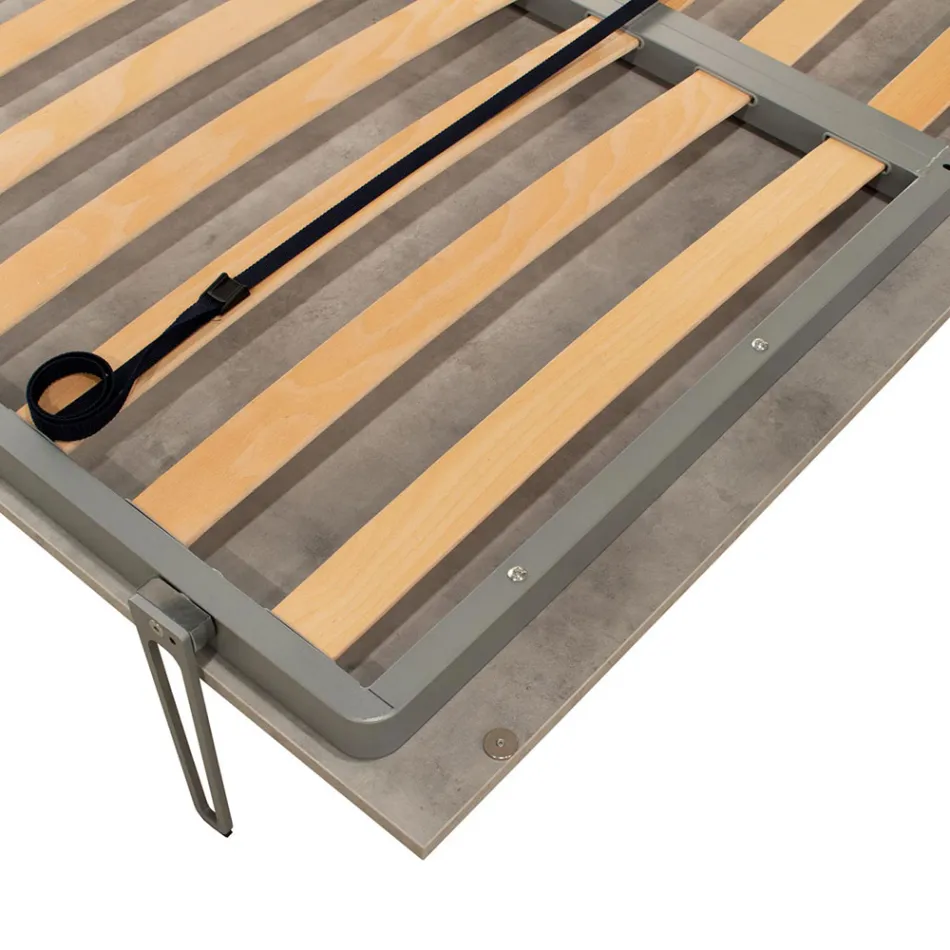 Letto Matrimoniale a Scomparsa Verticale in Diverse Finiture - Magicompare Viadurini