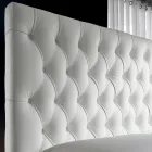 Letto Matrimoniale Capitonné con Contenitore Opzionale Made in Italy - Sciocco Viadurini