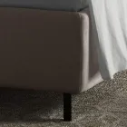 Letto Matrimoniale con Box Contenitore Realizzato in Italia - Ernesta Viadurini