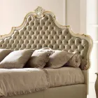 Letto matrimoniale con contenitore, design classico, Chantal by Bolzan Viadurini