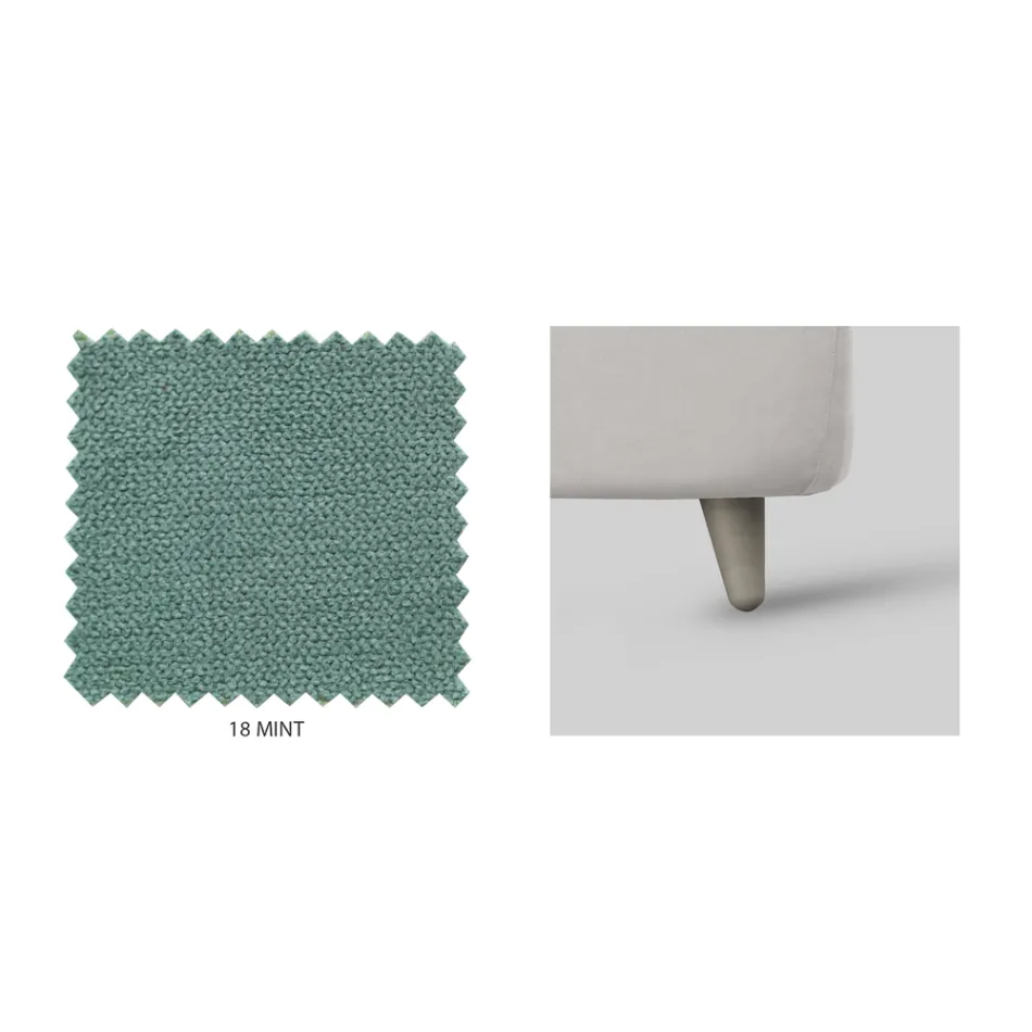 Letto Matrimoniale con Contenitore Opzionale Realizzato in Italia - Ciccio Viadurini