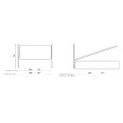 Letto Matrimoniale con Contenitore Opzionale Realizzato in Italia - Ciccio Viadurini