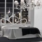 Letto Matrimoniale con Giroletto in Ferro Made in Italy - Ombra Viadurini