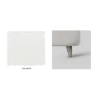 Letto Matrimoniale con Testiera in Ecopelle o Tessuto Made in Italy - Buddy Viadurini