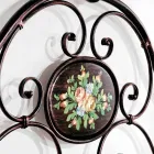 Letto matrimoniale di design in ferro battuto artigianale Alexa Viadurini