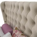 Letto Matrimoniale di Lusso con Box e Testata Capitonnè Made in Italy – Papero Viadurini