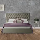 Letto Matrimoniale di Lusso con Box e Testata Capitonnè Made in Italy – Papero Viadurini