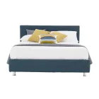 Letto Matrimoniale di Lusso in Ecopelle o Tessuto con Box Made in Italy – Nuvola Viadurini