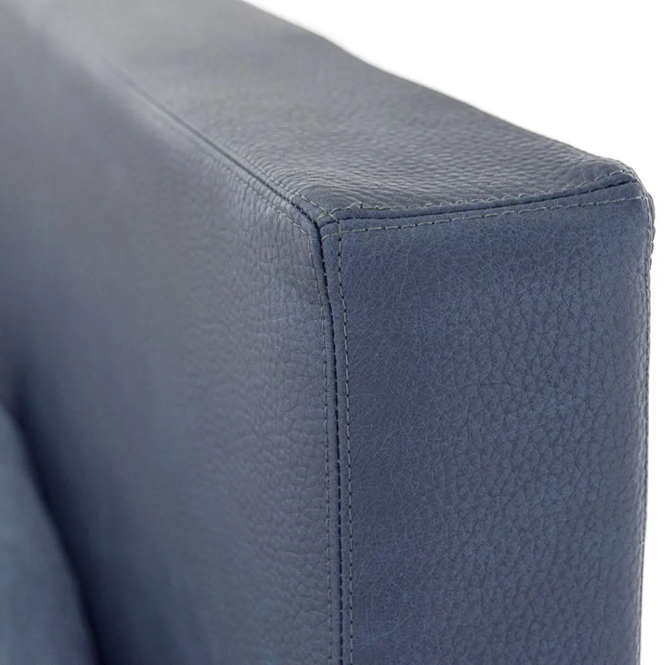 Letto Matrimoniale di Lusso in Ecopelle o Tessuto con Box Made in Italy – Nuvola Viadurini