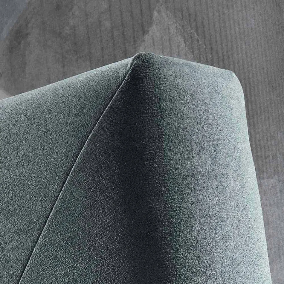 Letto matrimoniale imbottito moderno con box alzante 160x190/200cm Sun Viadurini