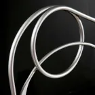 Letto matrimoniale in ferro artigianale con gambe coniche Zoe Viadurini