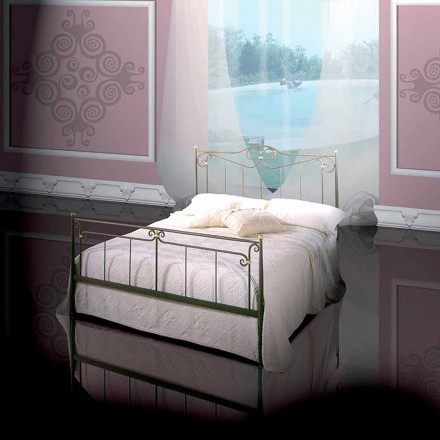 Letto Matrimoniale in Ferro Battuto Auriga Viadurini