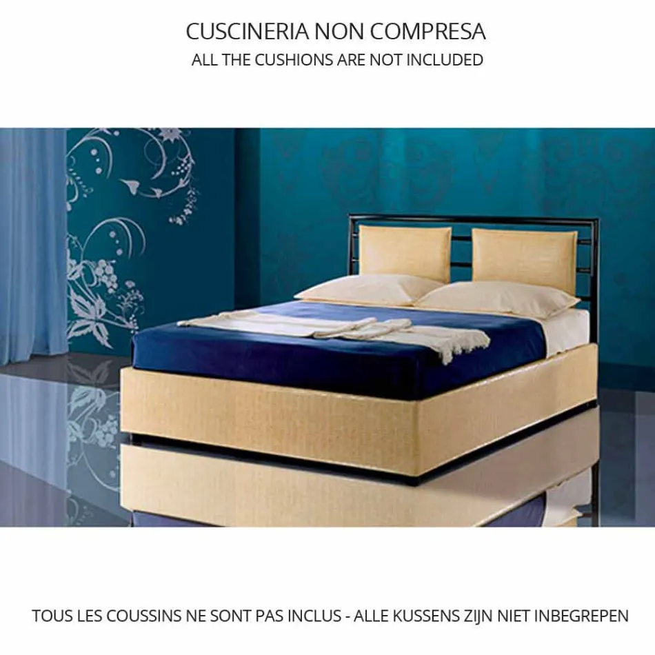 Letto Matrimoniale in Ferro Battuto Dioniso Viadurini