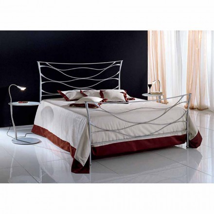 Letto Matrimoniale in Ferro Battuto Idra Viadurini