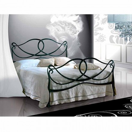 Letto Matrimoniale in Ferro Battuto Orchidea Viadurini