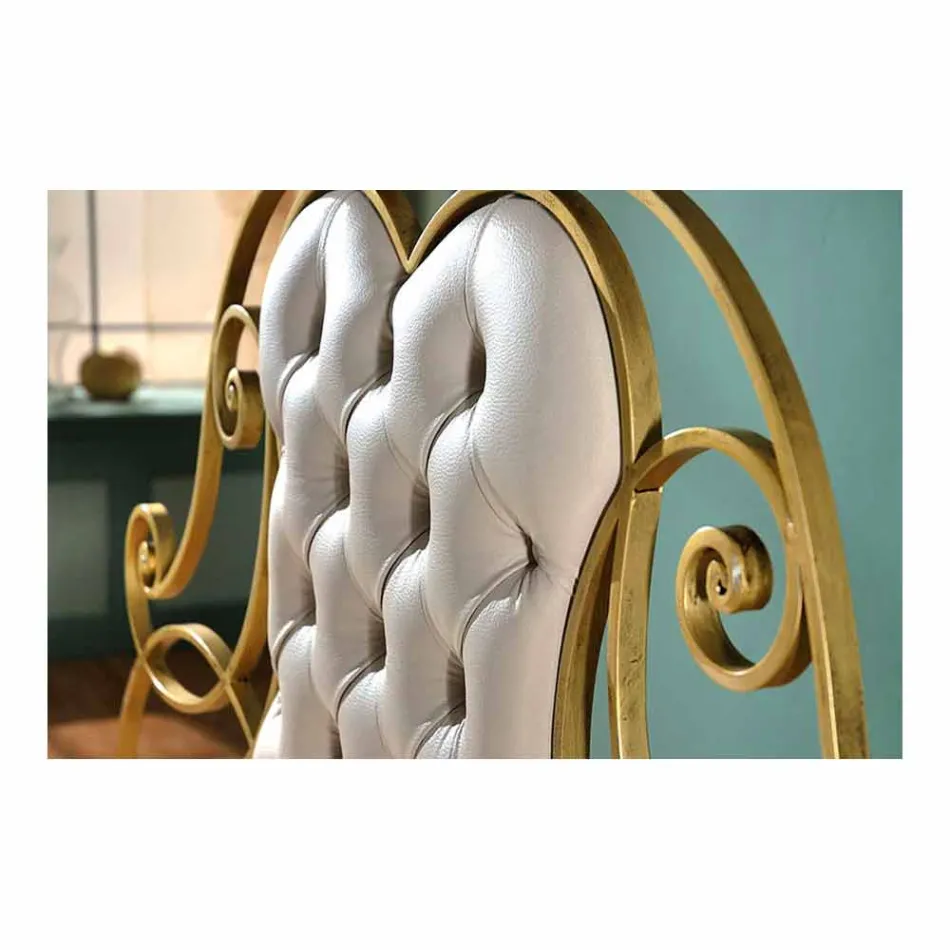 Letto Matrimoniale in Ferro Battuto Paride Viadurini