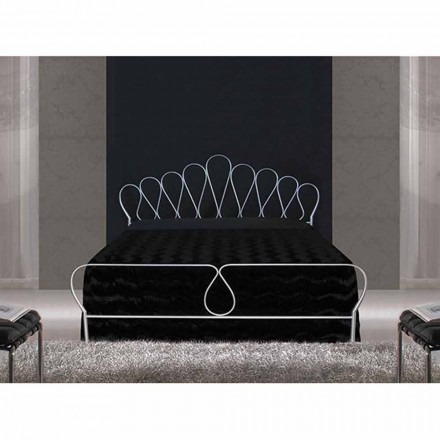 Letto Matrimoniale in Ferro Battuto Sestante Viadurini