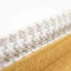 Letto Matrimoniale in Tessuto con Piedini in Metallo Made in Italy - Glorio Viadurini