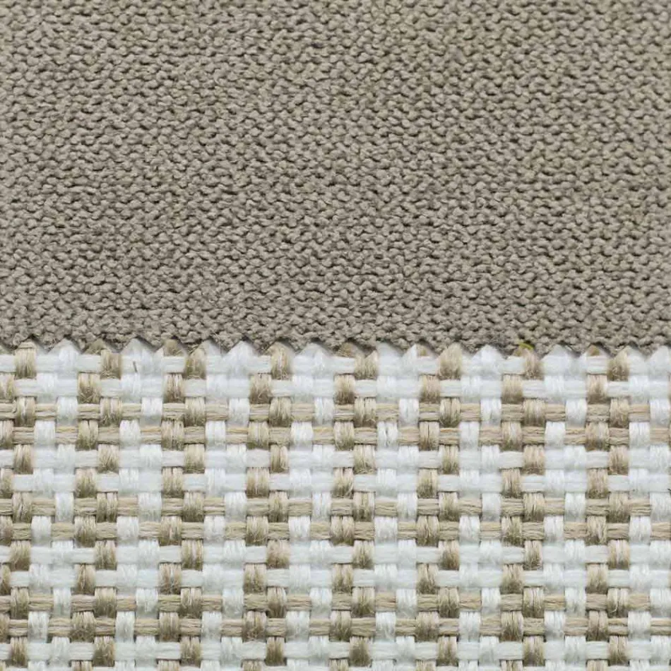 Letto Matrimoniale in Tessuto con Piedini in Metallo Made in Italy - Glorio Viadurini