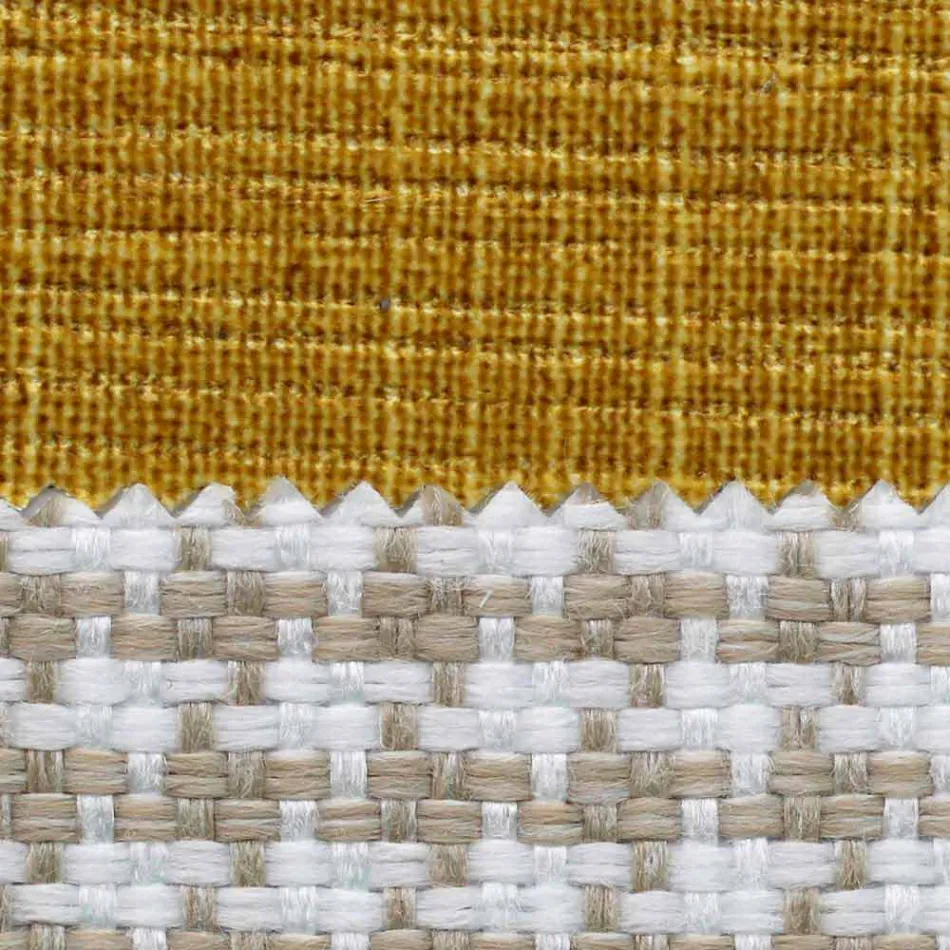 Letto Matrimoniale in Tessuto con Piedini in Metallo Made in Italy - Glorio Viadurini