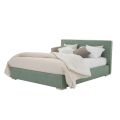 Letto Matrimoniale in Tessuto o Ecopelle con Contenitore Made in Italy – Etoile