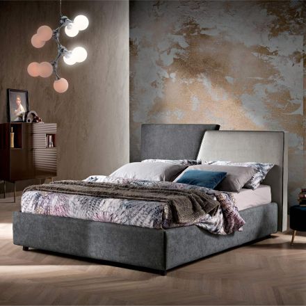 Letto Matrimoniale Moderno Imbottito Design Trapuntato o Liscio - Aftamo Viadurini