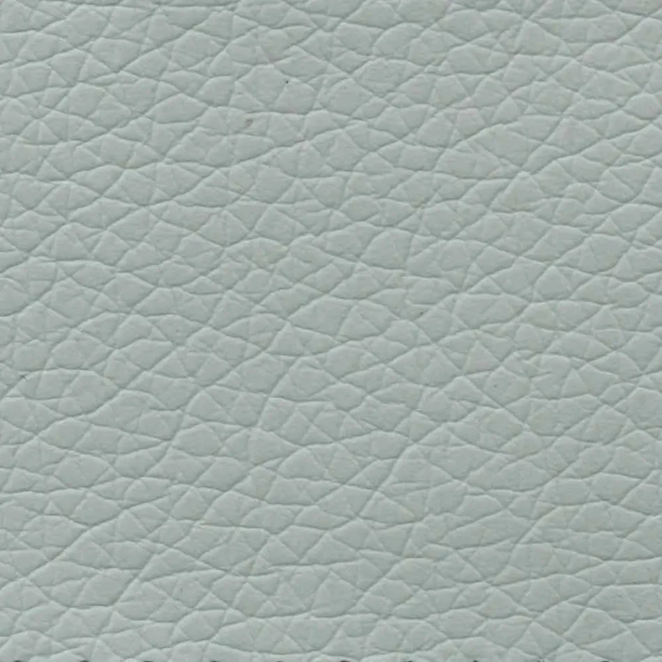 Letto Matrimoniale Rivestito in Similpelle con Piedini Made in Italy - Nurzio Viadurini