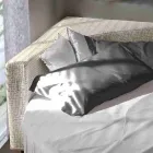 Letto Matrimoniale Rotondo Moderno con Testiera Angolare Made in Italy - Tima Viadurini