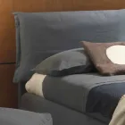 Letto matrimoniale senza box, design contemporaneo, Iorca by Bolzan Viadurini
